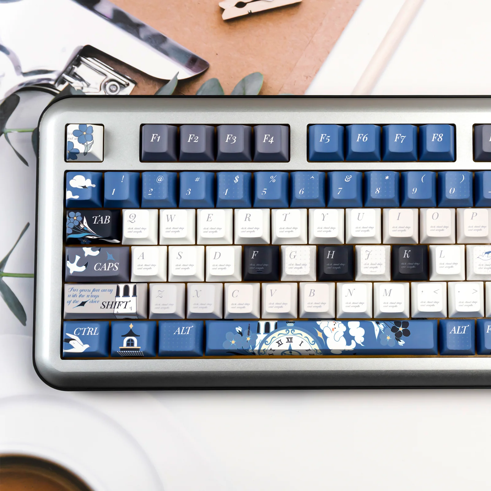 YUNZII Seagull Cherry Profile Keycap Set - Image 4