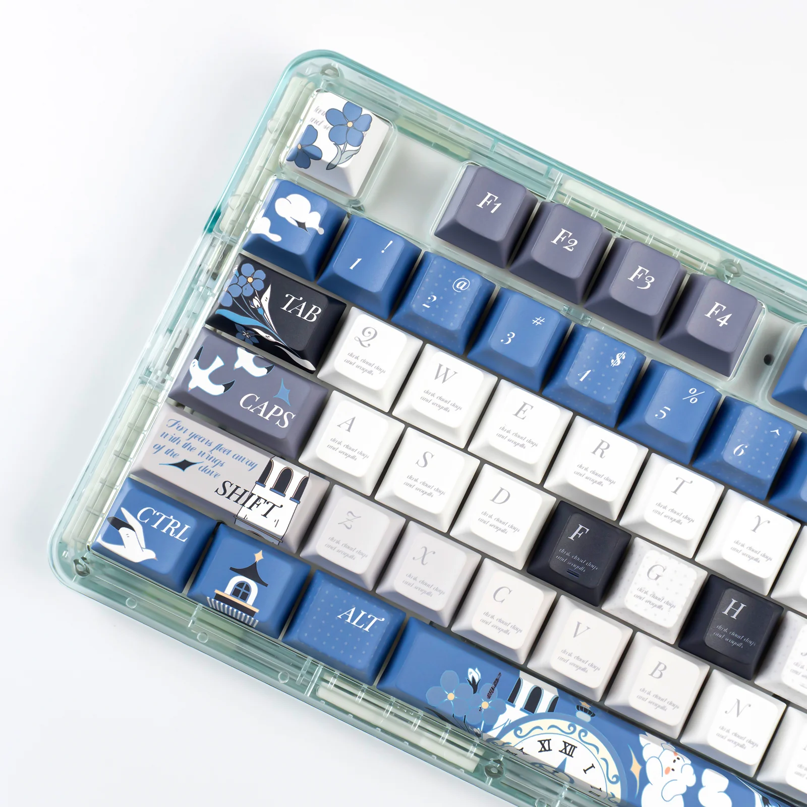 YUNZII Seagull Cherry Profile Keycap Set - Image 8