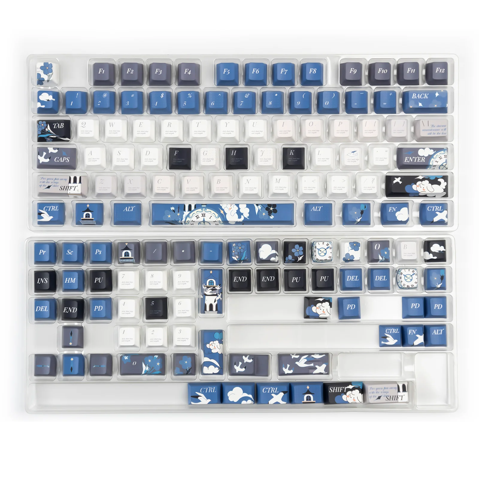 YUNZII Seagull Cherry Profile Keycap Set - Image 9