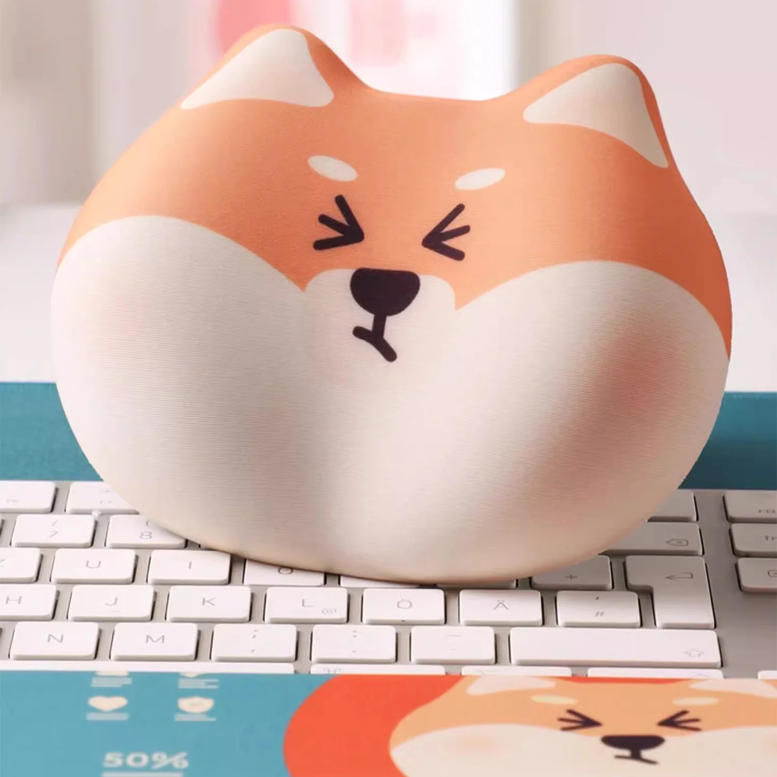 YUNZII Shiba Inu Desk Mat Palm Rest - Image 7