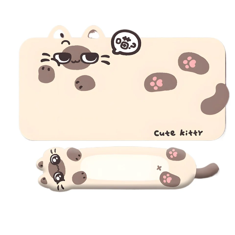 YUNZII Siamese Desk Mat Palm Rest Mouse Pad - Image 16