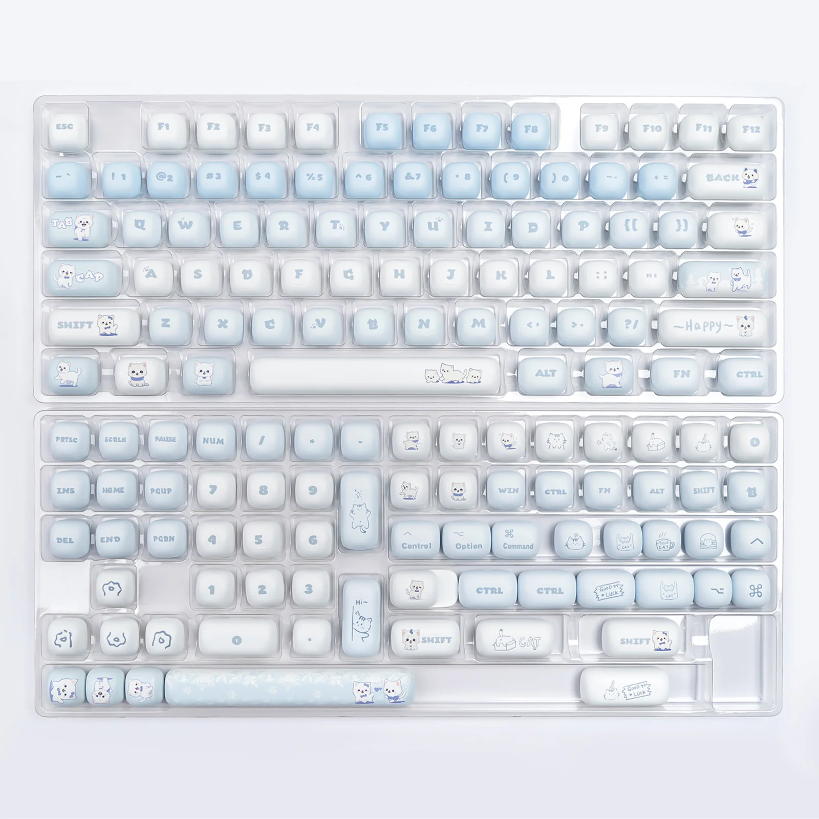 YUNZII Snow Kitty MOG Profile Keycap Set - Image 10