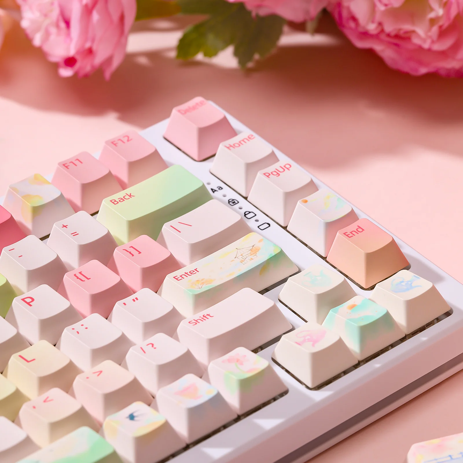 YUNZII Spring Garden Cherry Profile Keycap Set - Image 12
