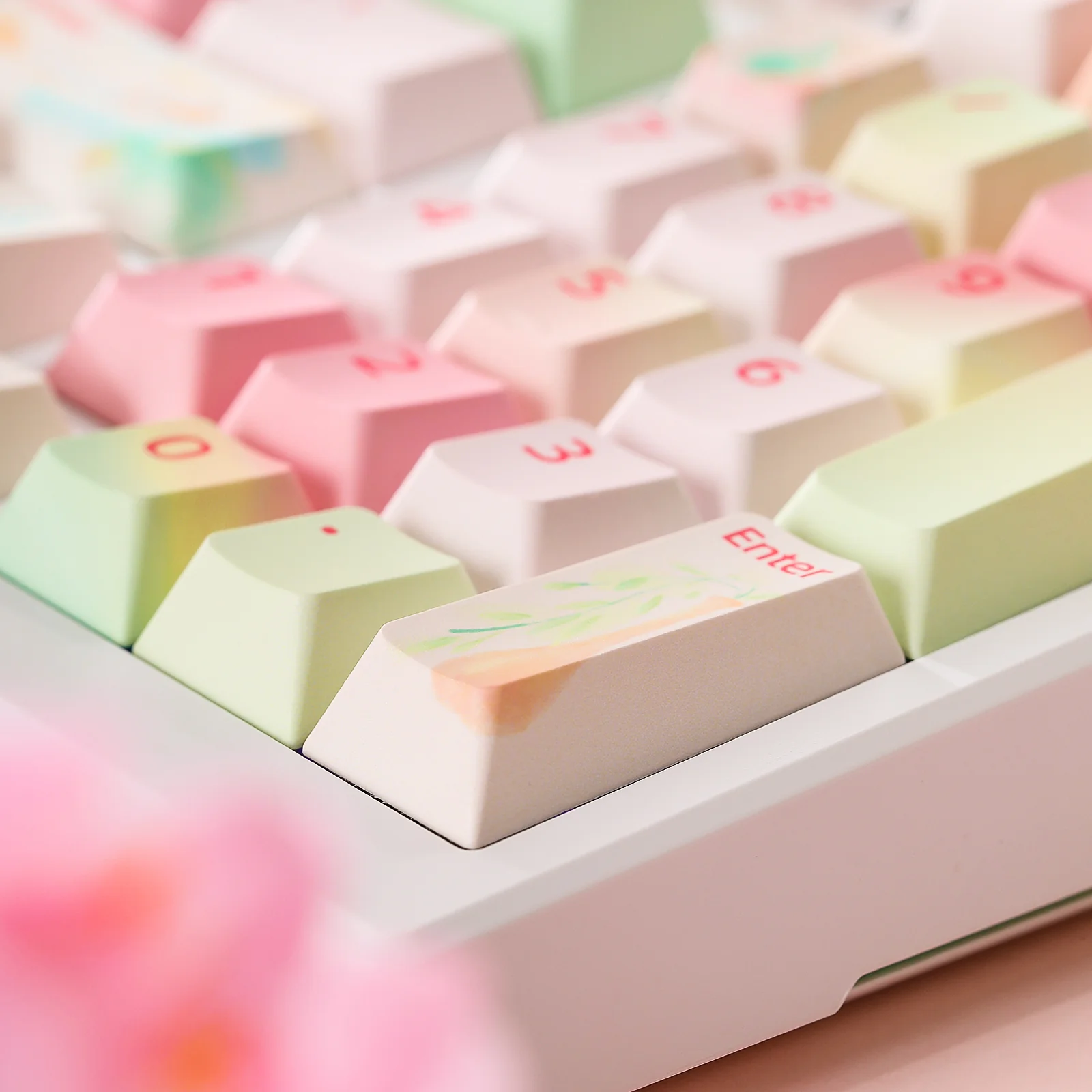 YUNZII Spring Garden Cherry Profile Keycap Set - Image 13