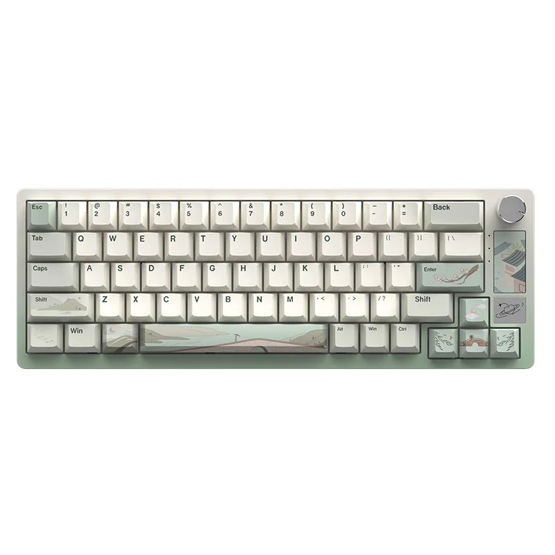 YUNZII Spring Tea Cherry Profile Keycap Set - Image 2