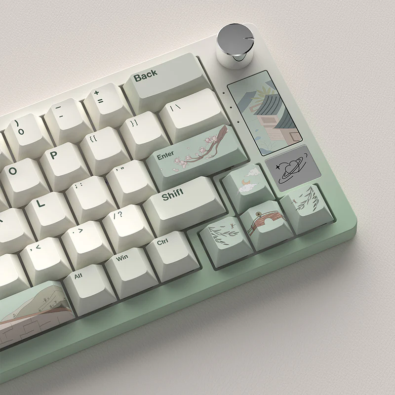 YUNZII Spring Tea Cherry Profile Keycap Set - Image 8