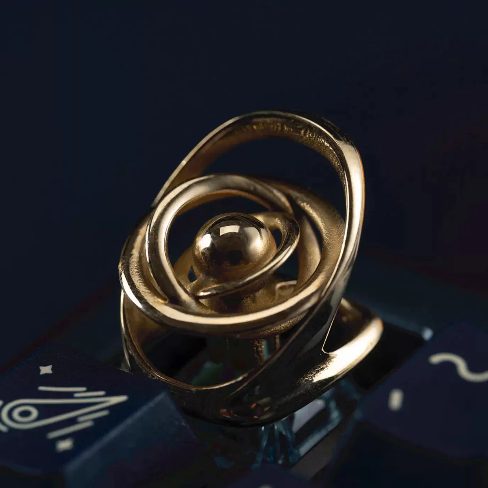 YUNZII Star Trails Copper Artisan Keycap - Image 5