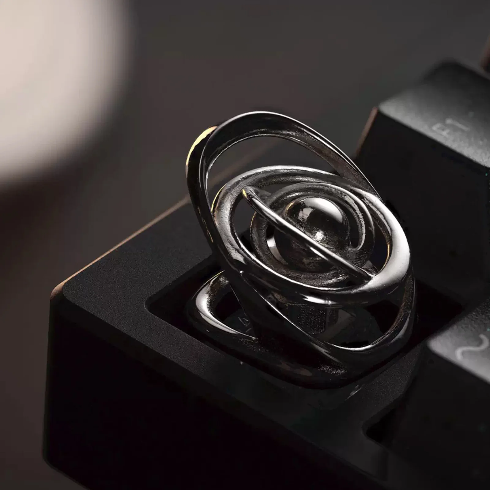 YUNZII Star Trails Copper Artisan Keycap - Image 9