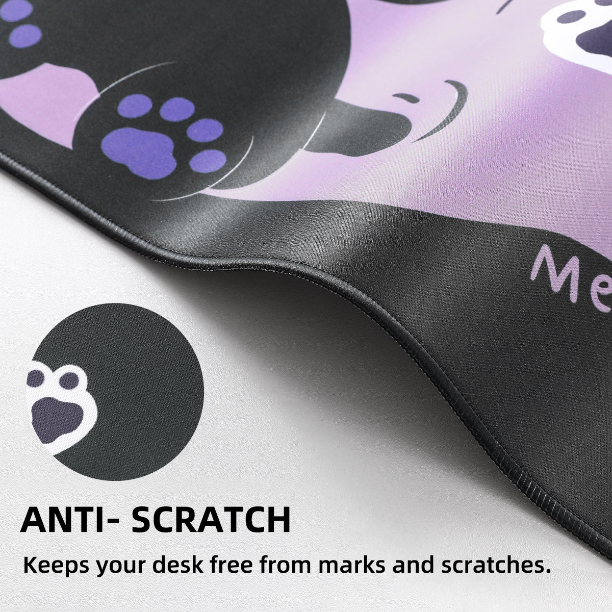 YUNZII Sweet Cat Mouse Mat Desk Pad - Image 3