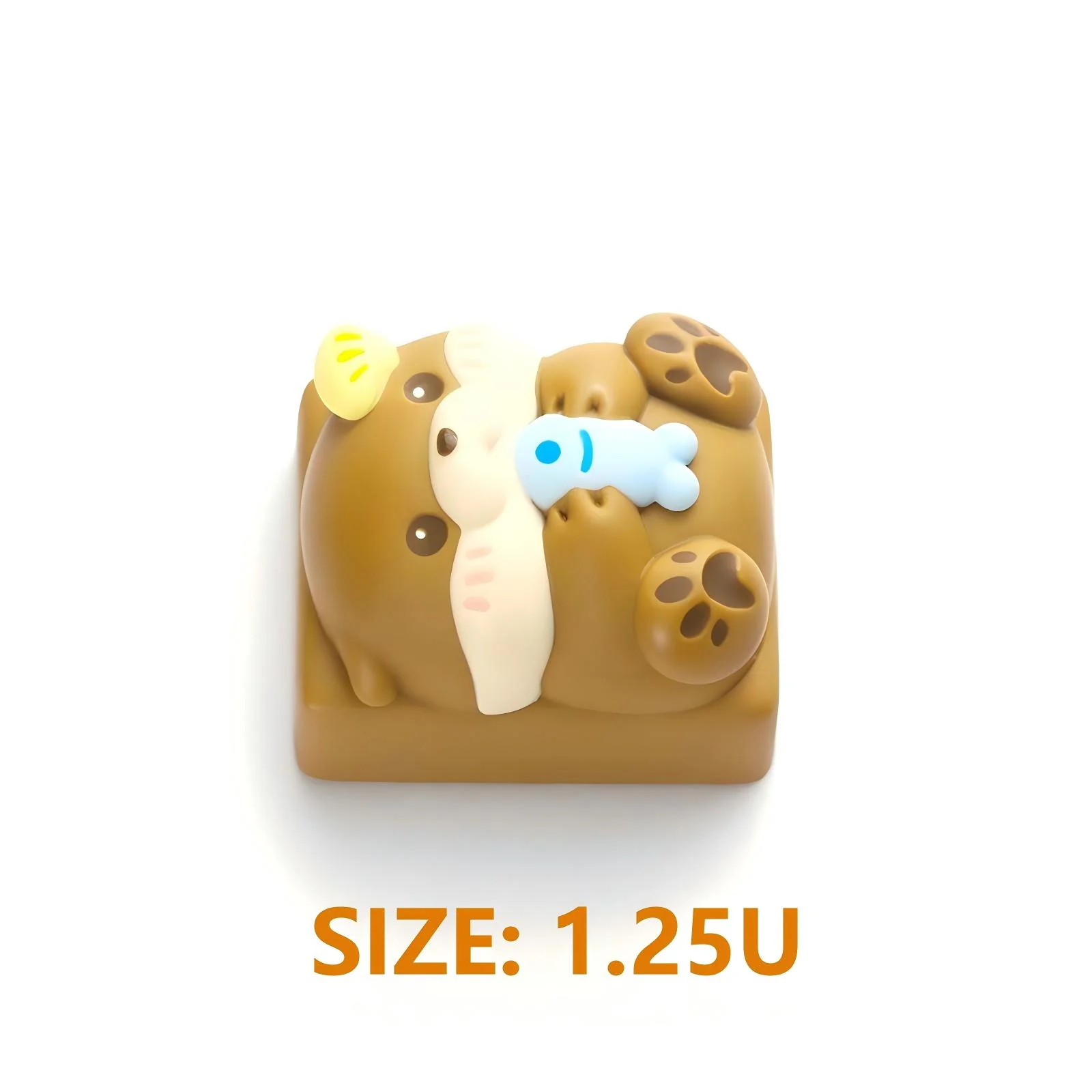 YUNZII The Little Otter Handmade Artisan Keycap - 1.25U - Image 3