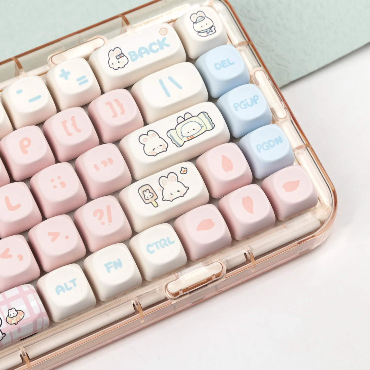 YUNZII Toffee Bunny Keycap Set - Image 6