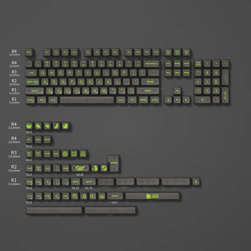 YUNZII Transparent MDA Profile Keycap Set - Image 11
