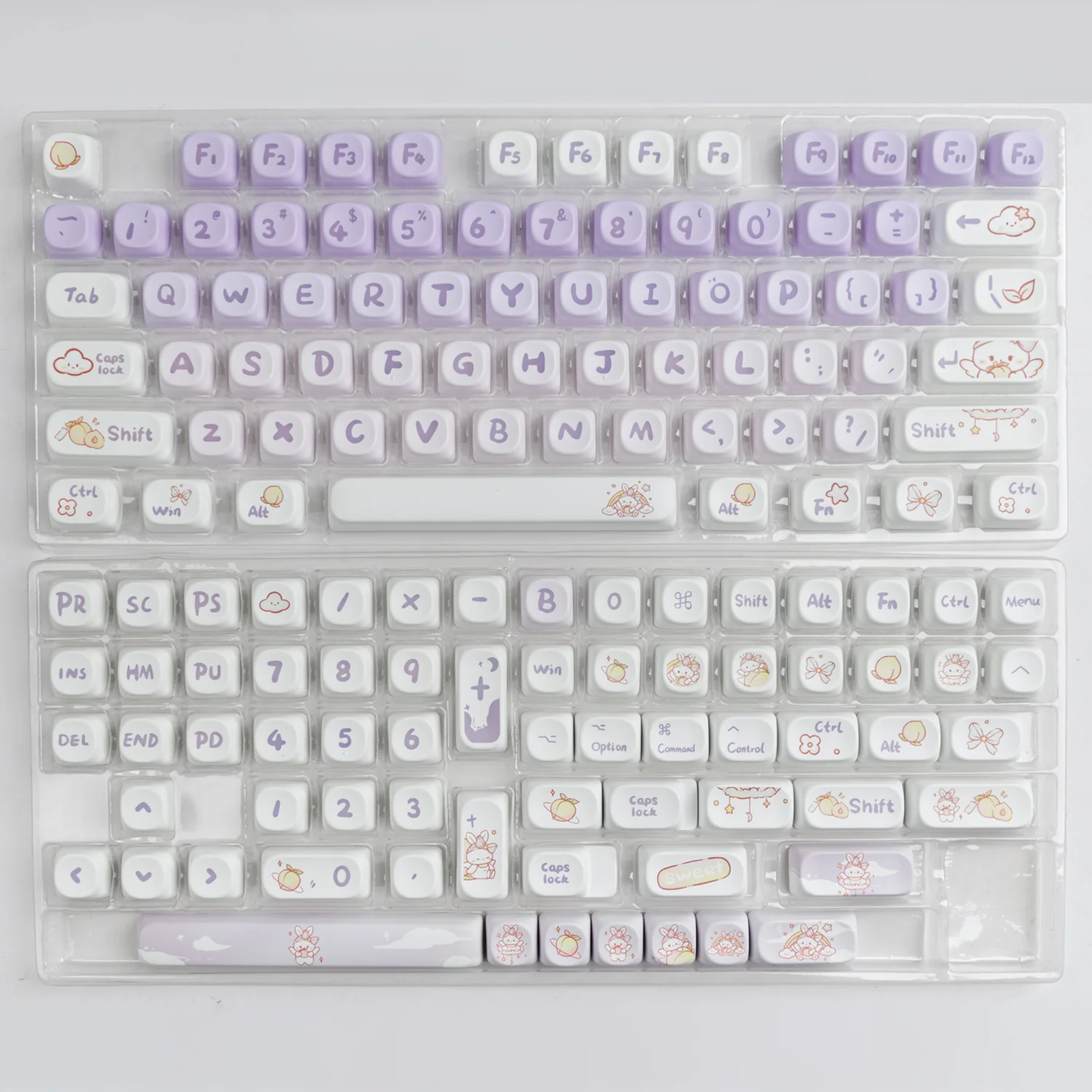 YUNZII Violet Bunny Keycap Set - Image 10