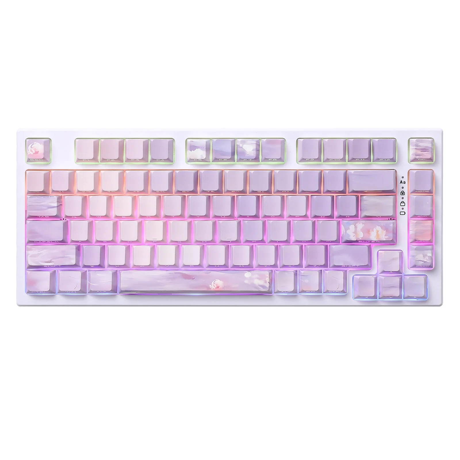 YUNZII Water Lily Cherry Profile Keycap Set - Image 2