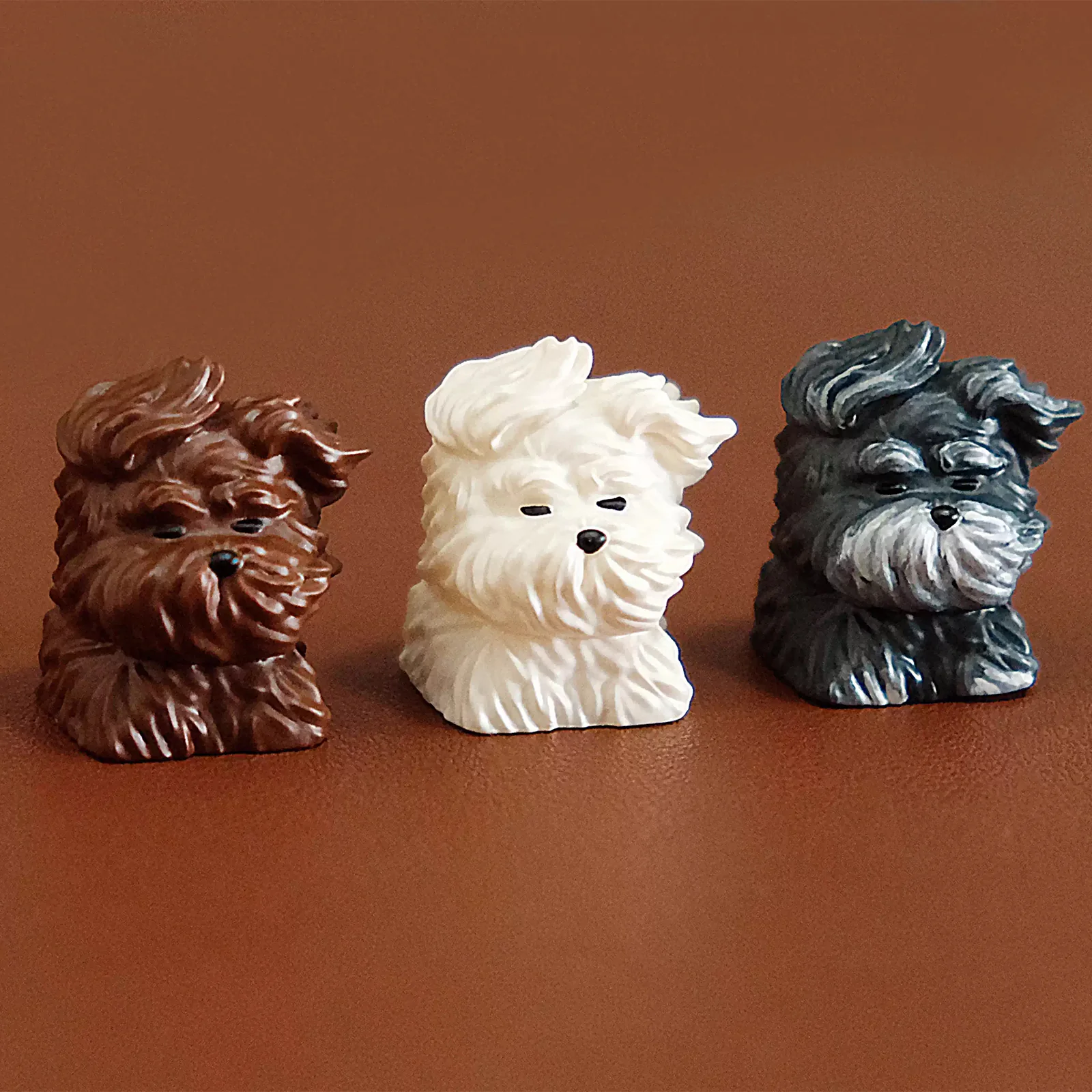 YUNZII Windblown Puppy Handmade Artisan Keycap - Image 10
