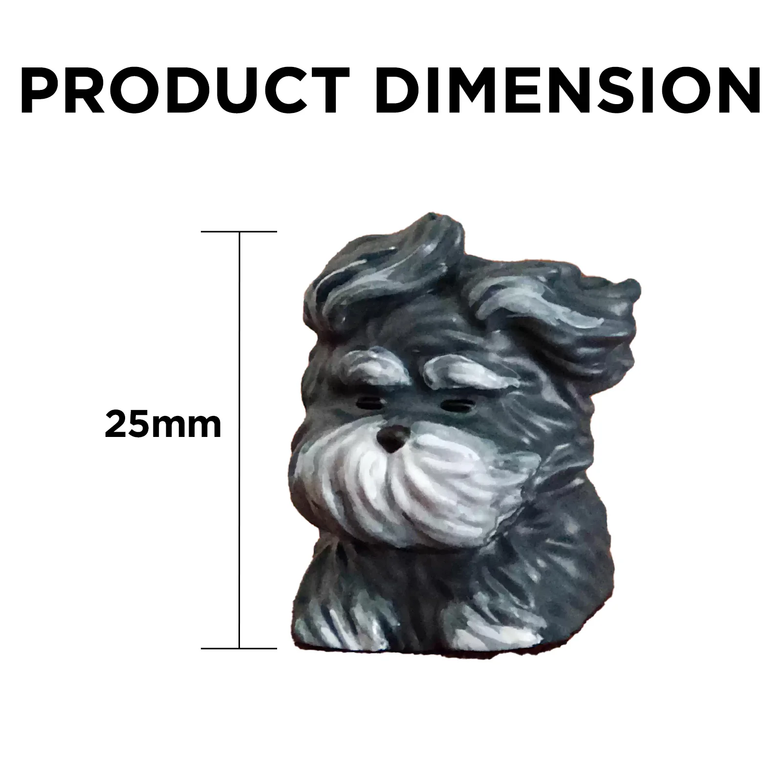 YUNZII Windblown Puppy Handmade Artisan Keycap - Image 2
