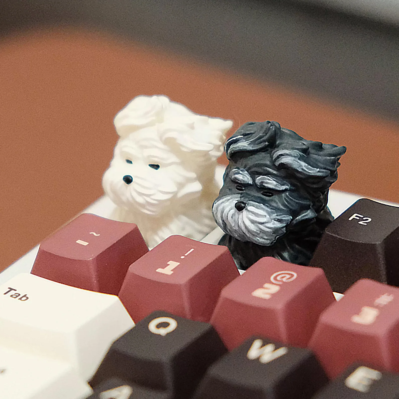 YUNZII Windblown Puppy Handmade Artisan Keycap - Image 6