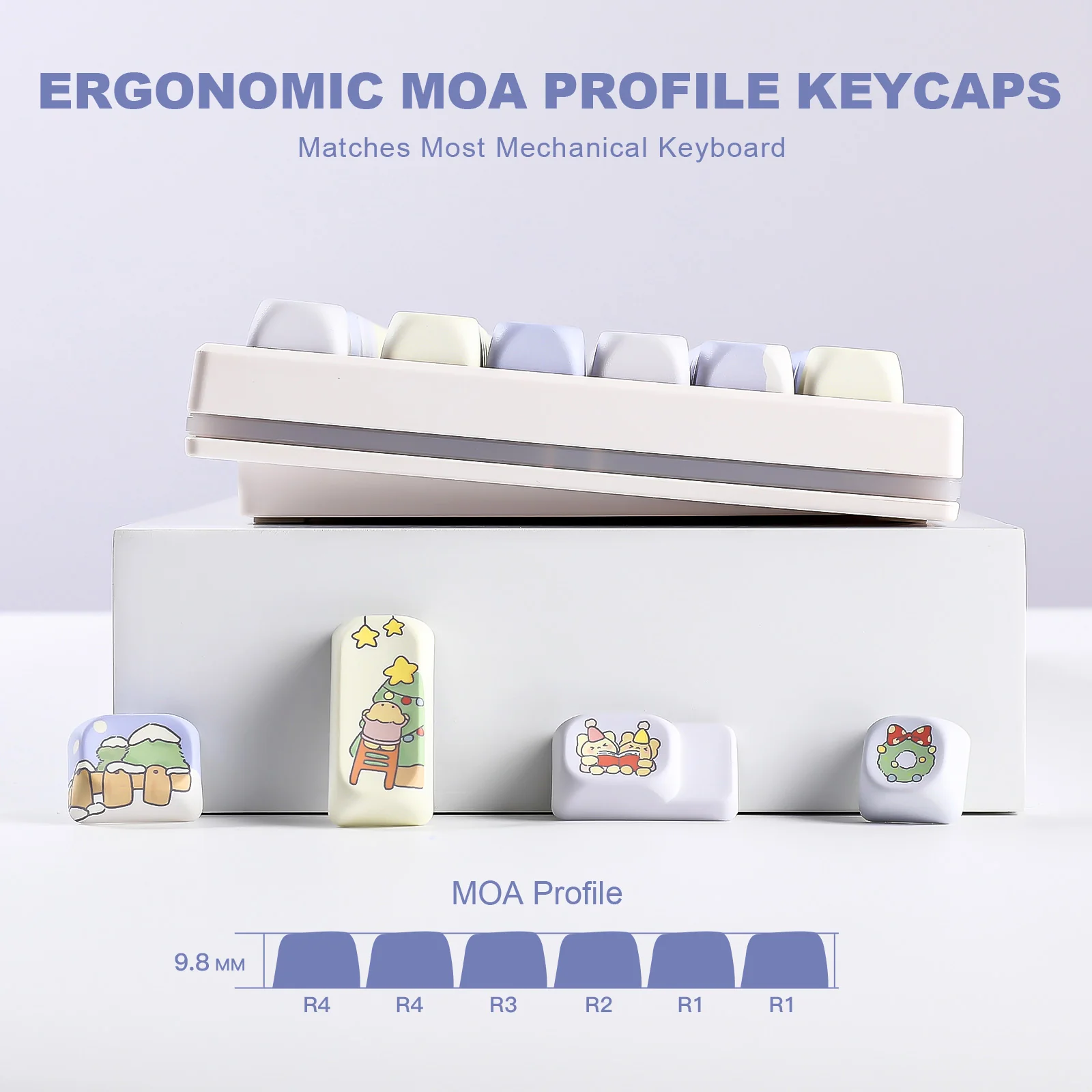 YUNZII Winter MOA Profile Keycap Set - Image 5