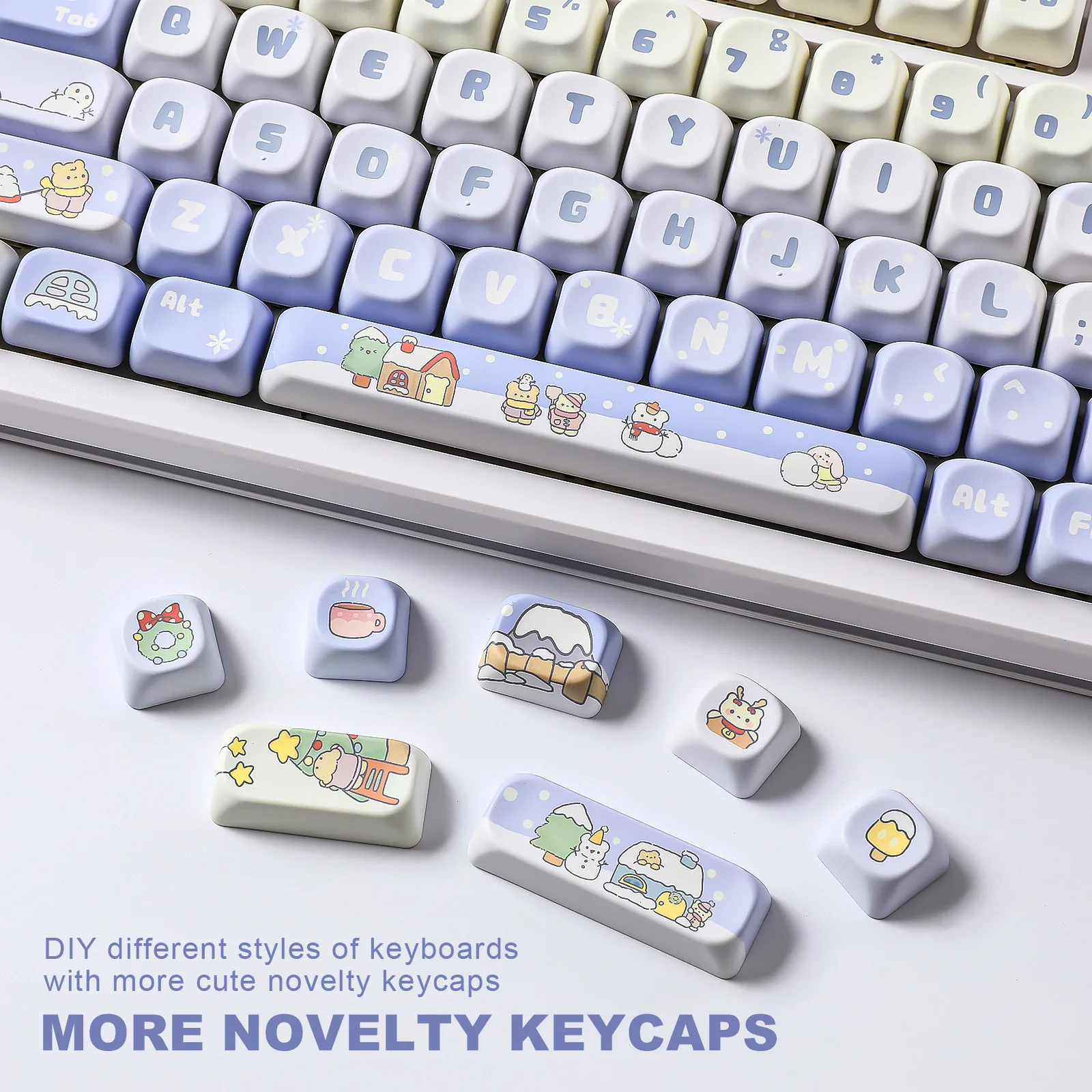 YUNZII Winter MOA Profile Keycap Set - Image 7