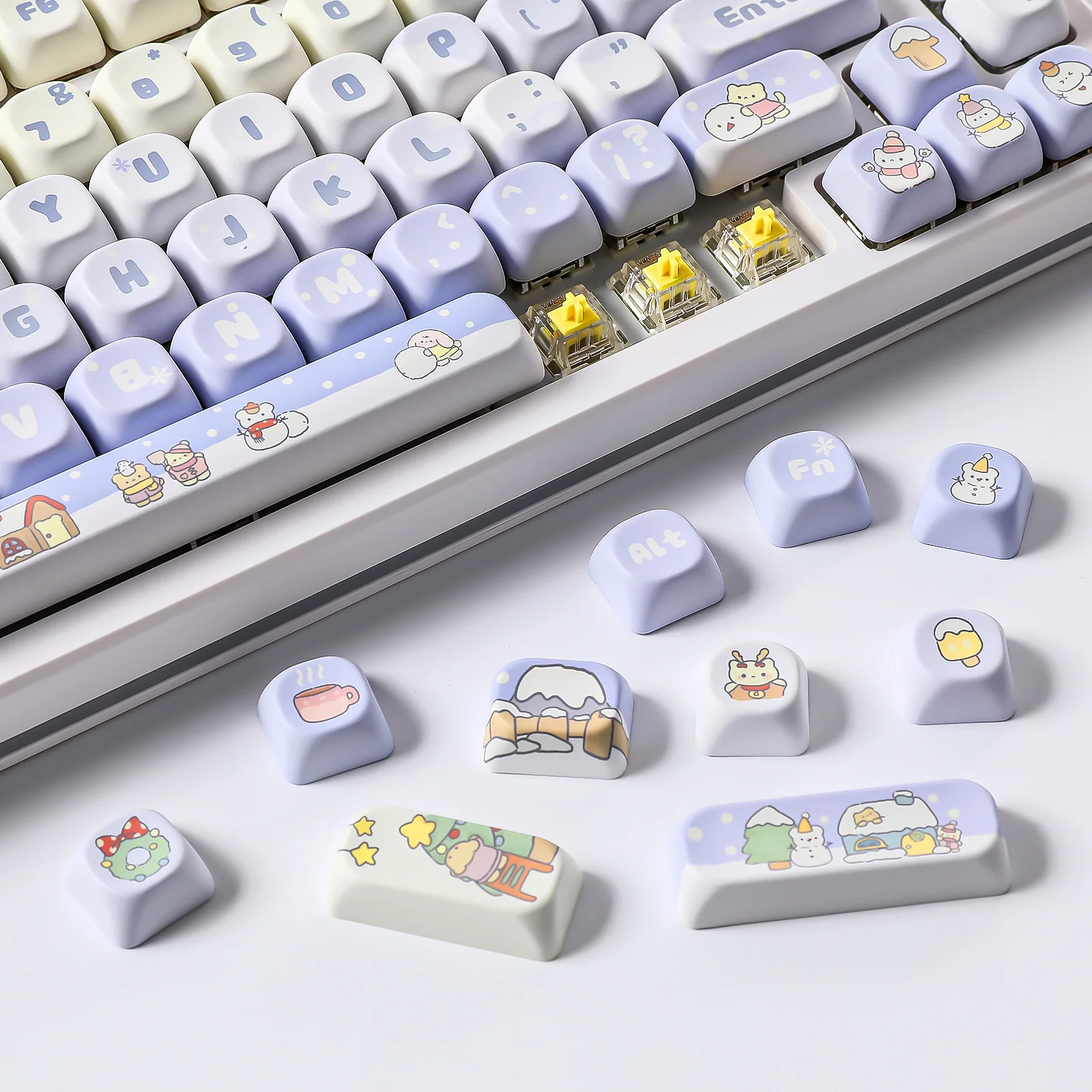 YUNZII Winter MOA Profile Keycap Set - Image 8