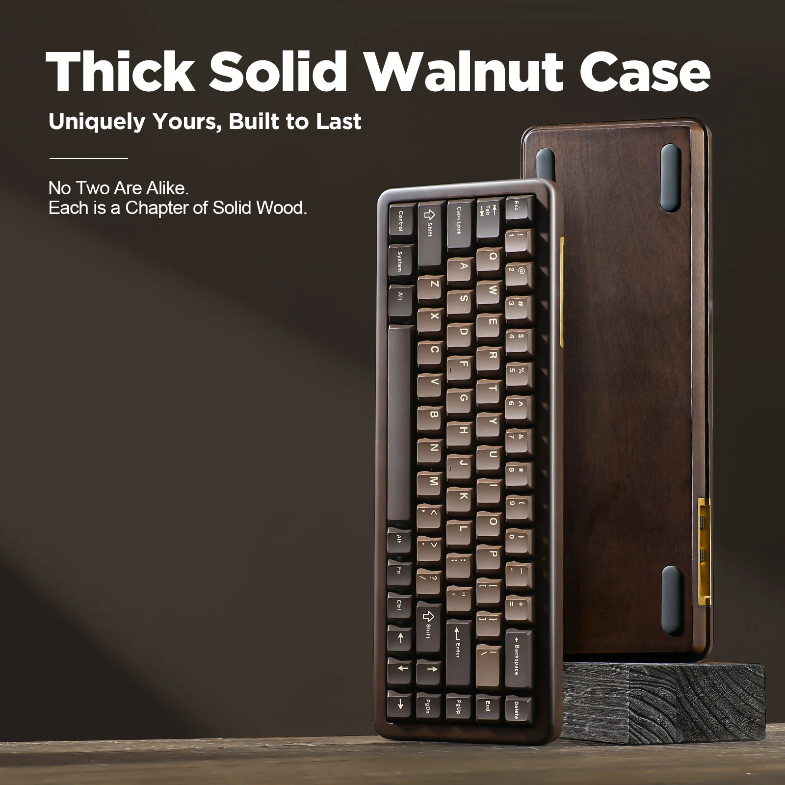 YUNZII WOOD68 Wireless Mechanical Keyboard - Image 10