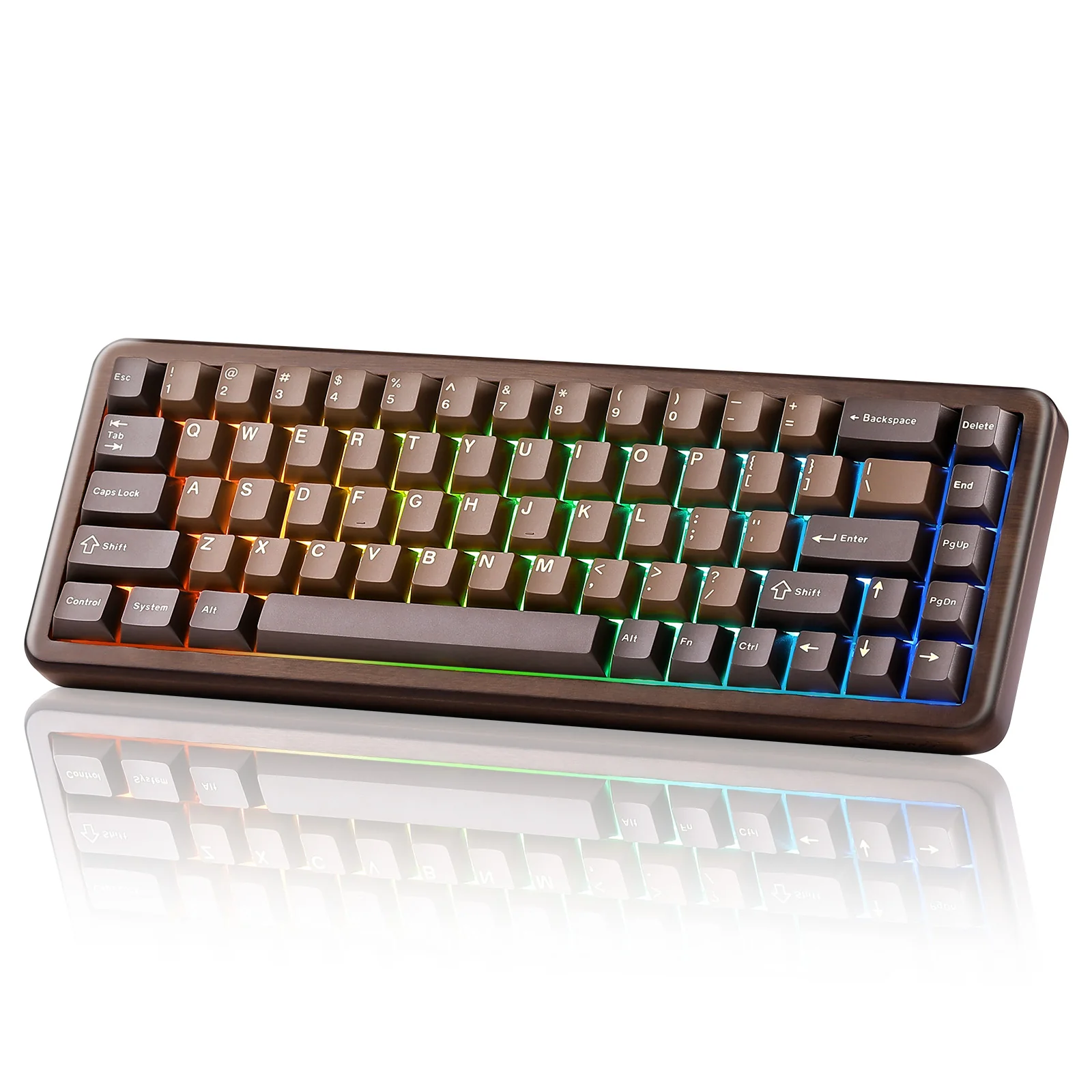 YUNZII WOOD68 Wireless Mechanical Keyboard - Image 12