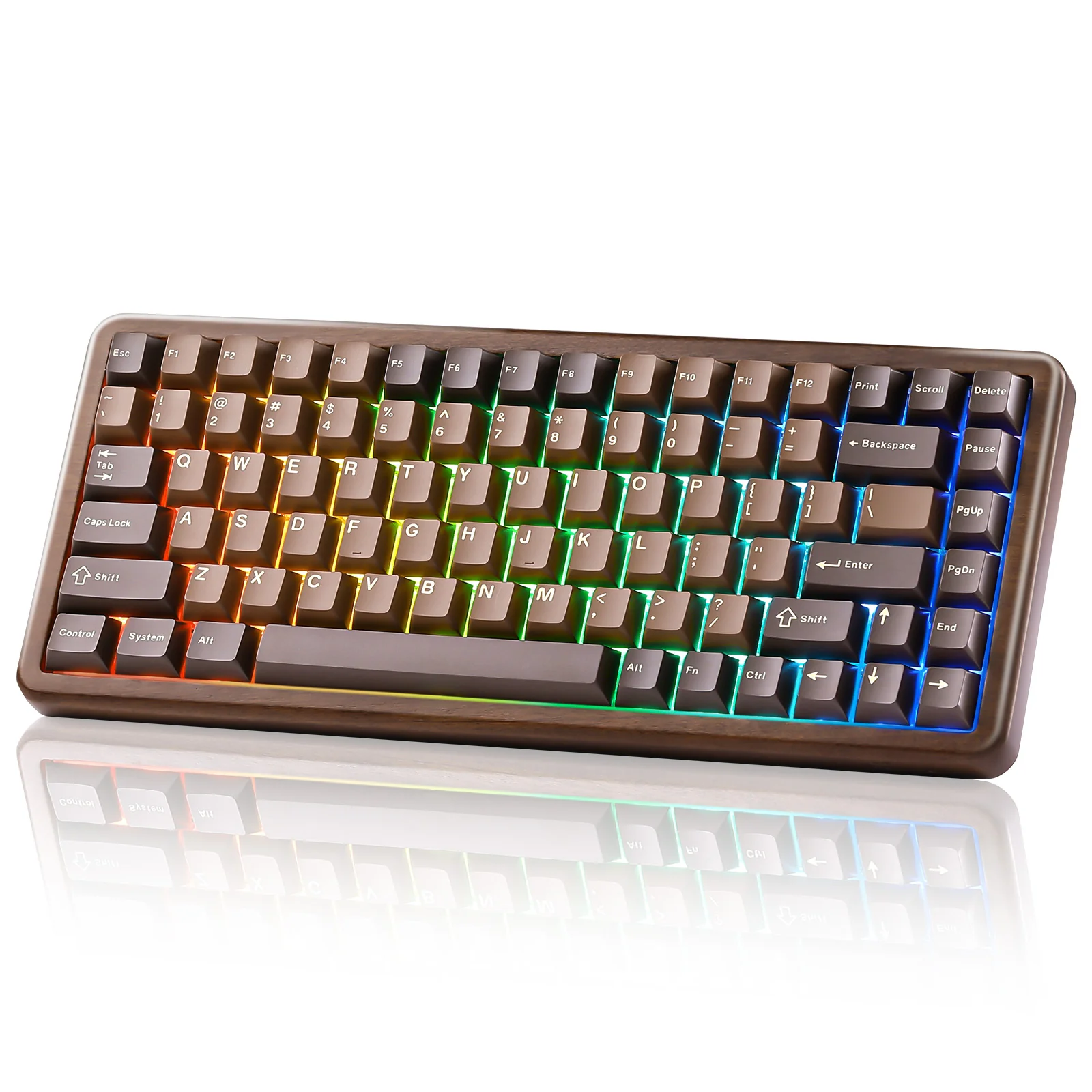 YUNZII WOOD84 Wireless Mechanical Keyboard - Image 12