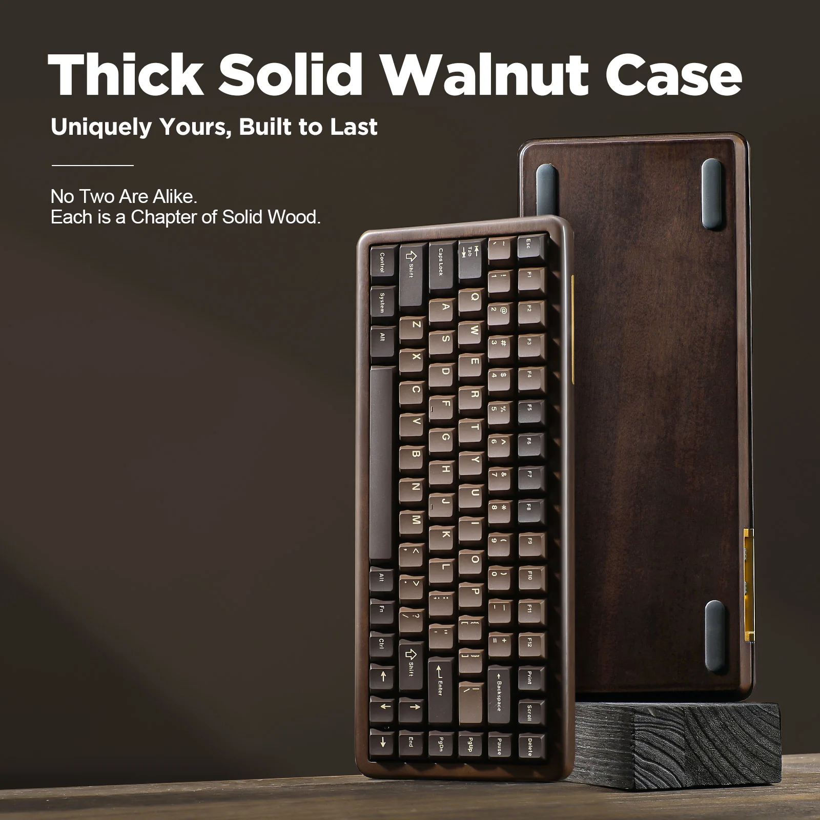 YUNZII WOOD84 Wireless Mechanical Keyboard - Image 8