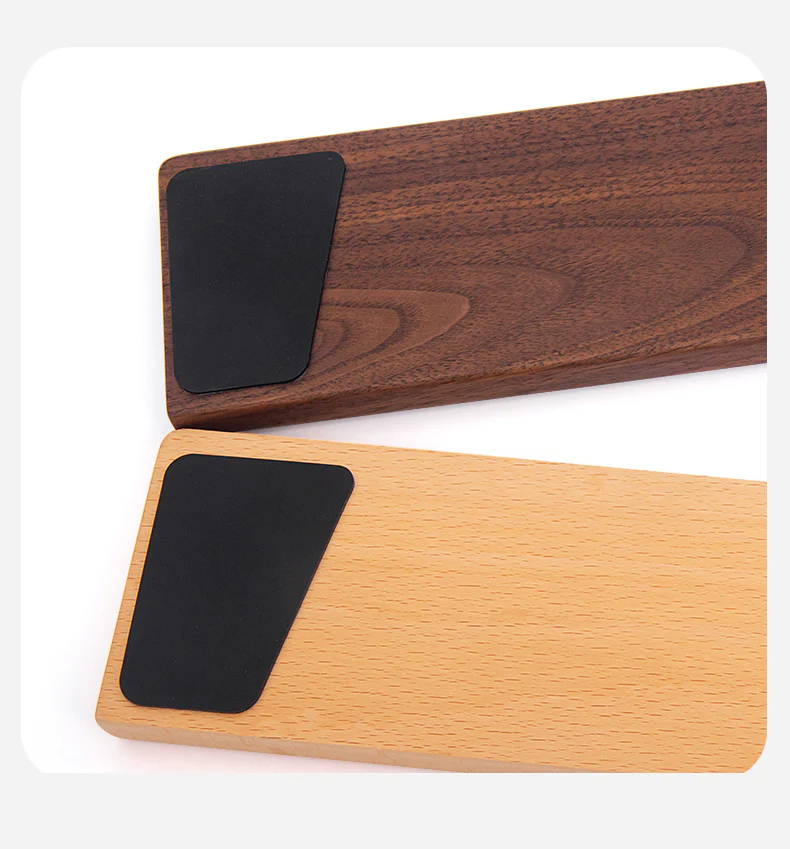 YUNZII Wooden Keyboard Wrist Rest - Image 4