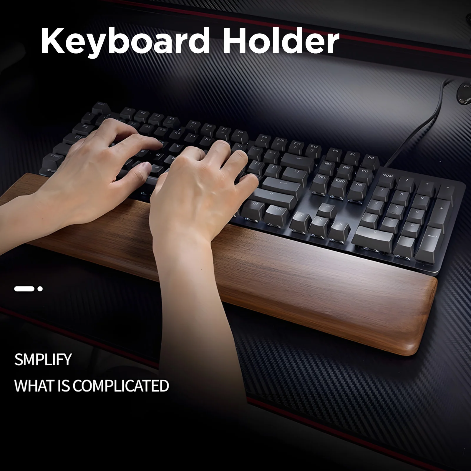 YUNZII Wooden Palm Rest - Image 4