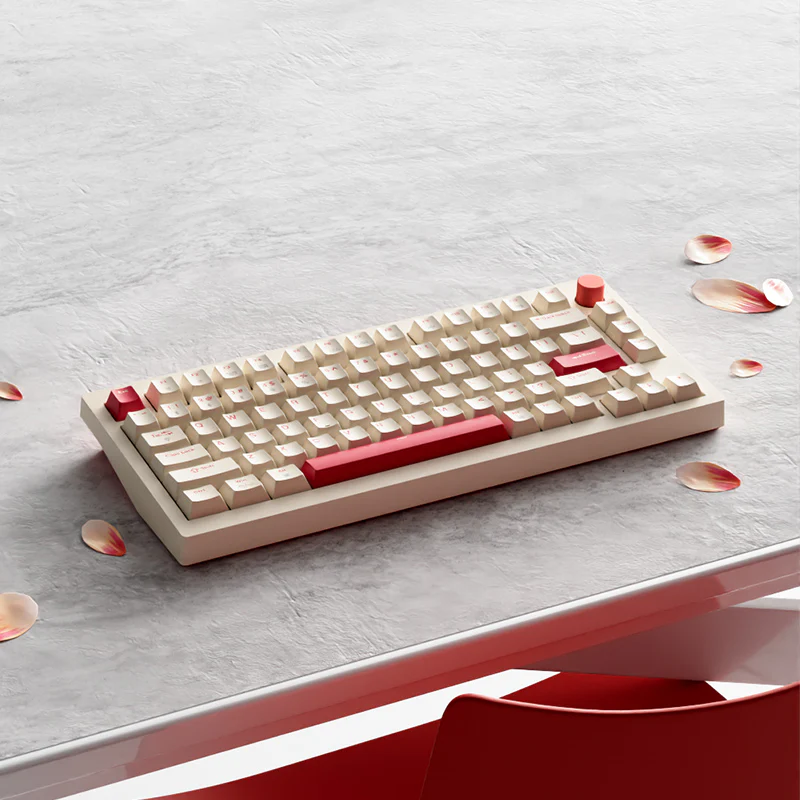 YUNZII x JAMESDONKEY A3 Wireless Gasket Mechanical Keyboard - Rosy - Image 4