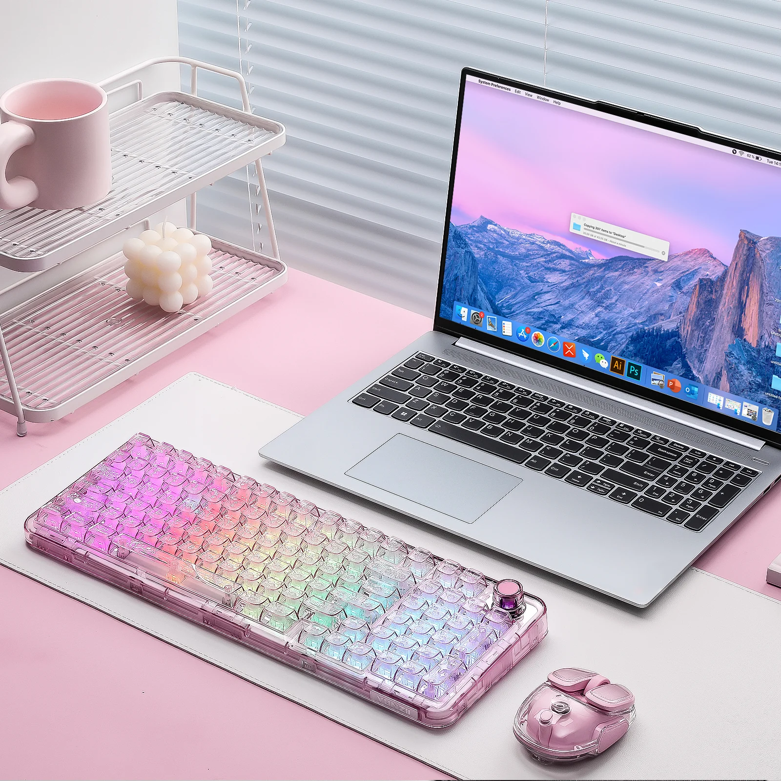 YUNZII X98 Transparent QMK/VIA Mechanical Keyboard - Image 10