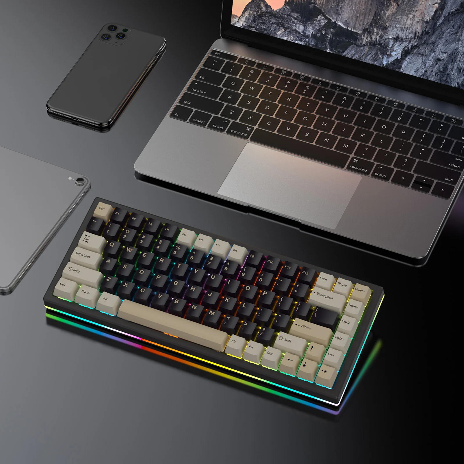 YUNZII YZ84 Pro Gasket Wireless Mechanical Keyboard - Image 3