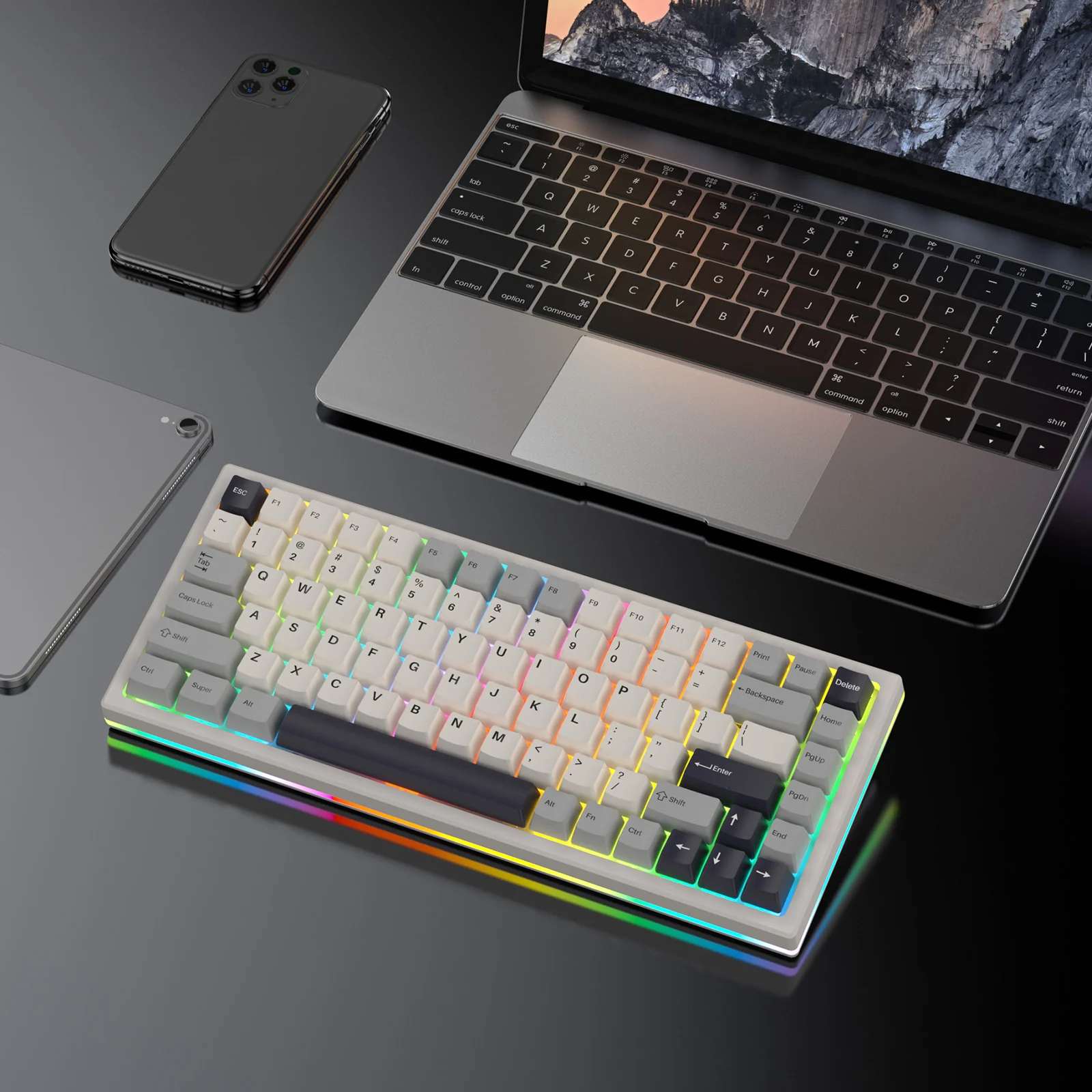 YUNZII YZ84 Pro Gasket Wireless Mechanical Keyboard - Image 4