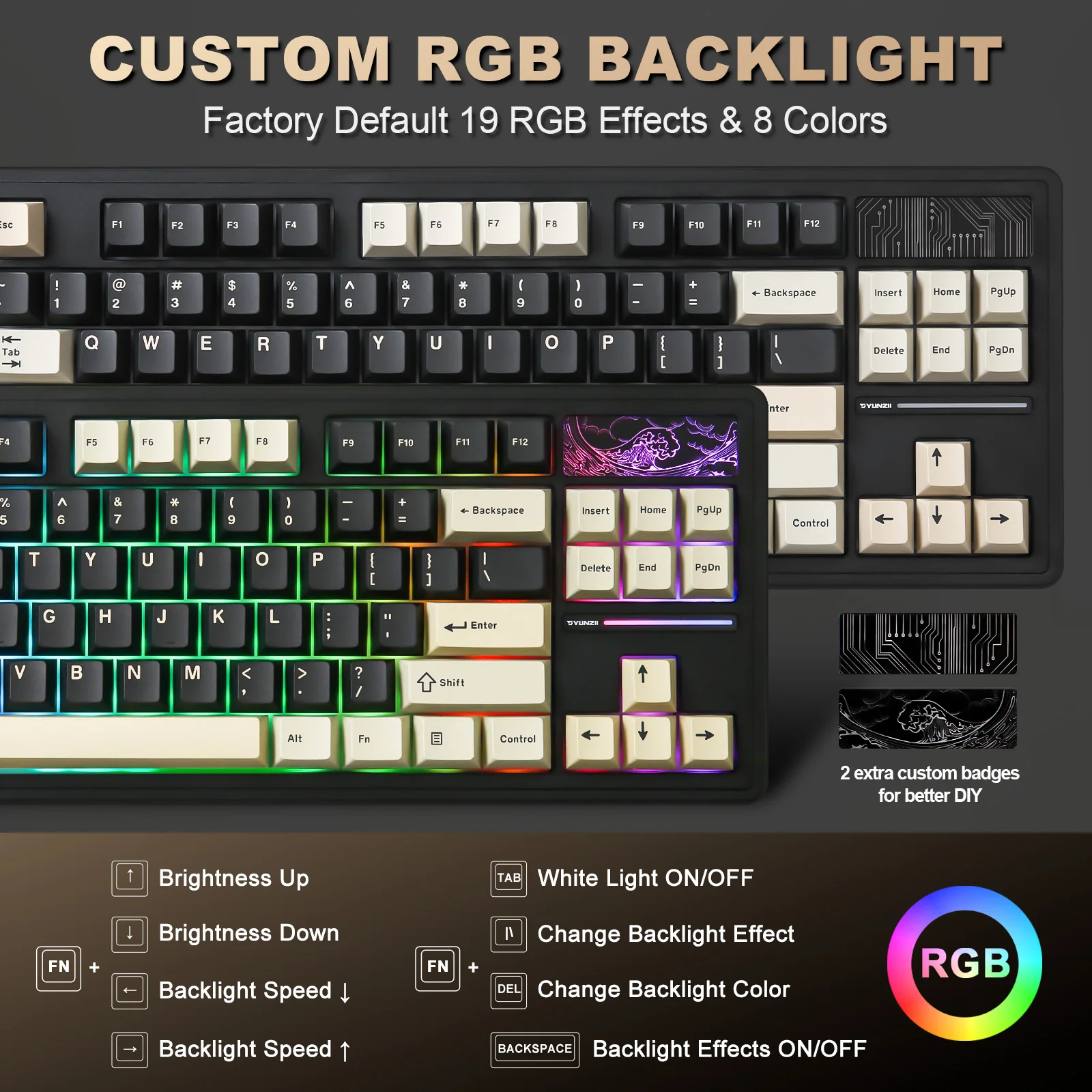 YUNZII YZ87 Mechanical Gaming Keyboard - Image 8